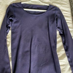 Navy Lululemon long sleeve